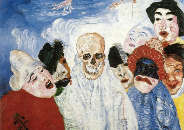 James Ensor, la Mort et les masques, 1887